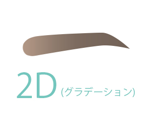 眉毛アートメイクの「2D」