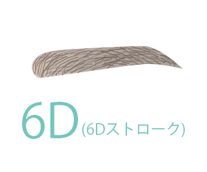 眉毛アートメイクの「6D」